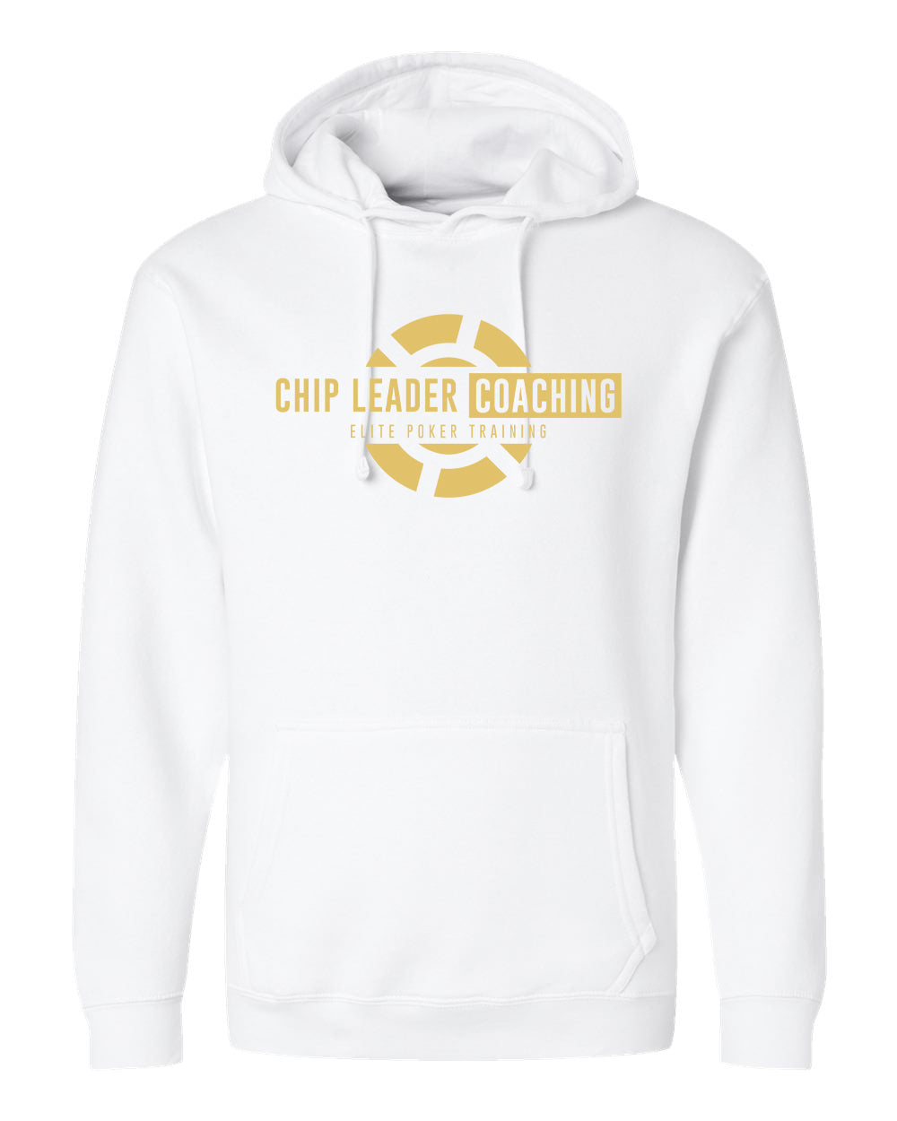 Chip Leader Elite Coaching White Hoodie