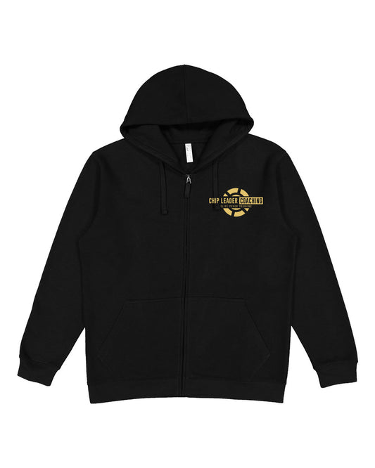 Chip Leader Elite Coaching Black Full Zip Jacket