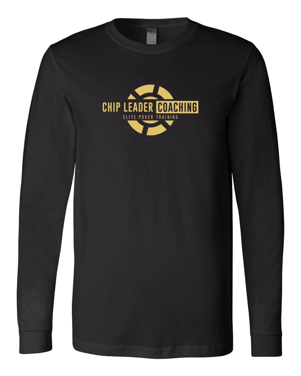 Chip Leader Elite Coaching Long Sleeved Black Shirt