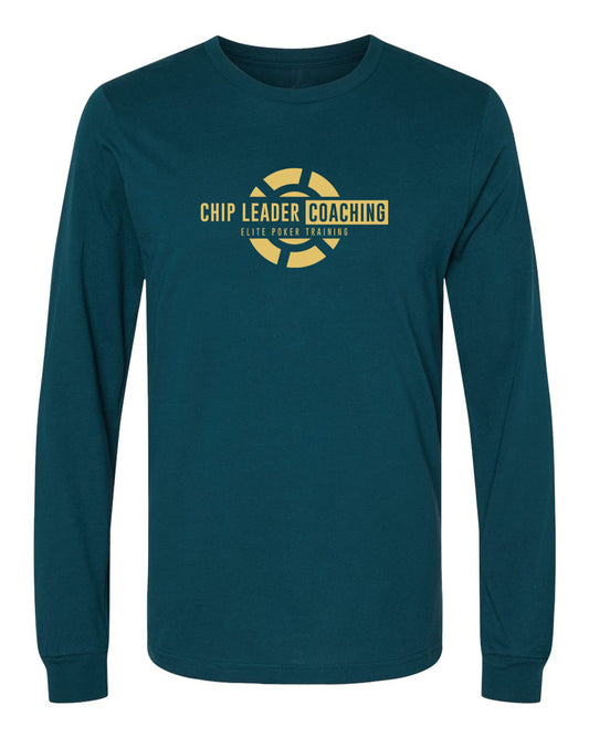 Chip Leader Elite Coaching Long Sleeved Atlantic Blue Shirt