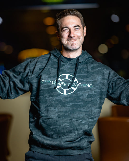 Chip Leader Coaching Black Camo Hoodie