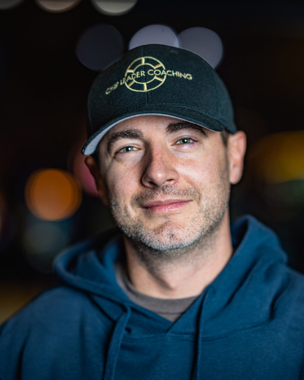 Chip Leader Coaching Flex Fit Hat - Black