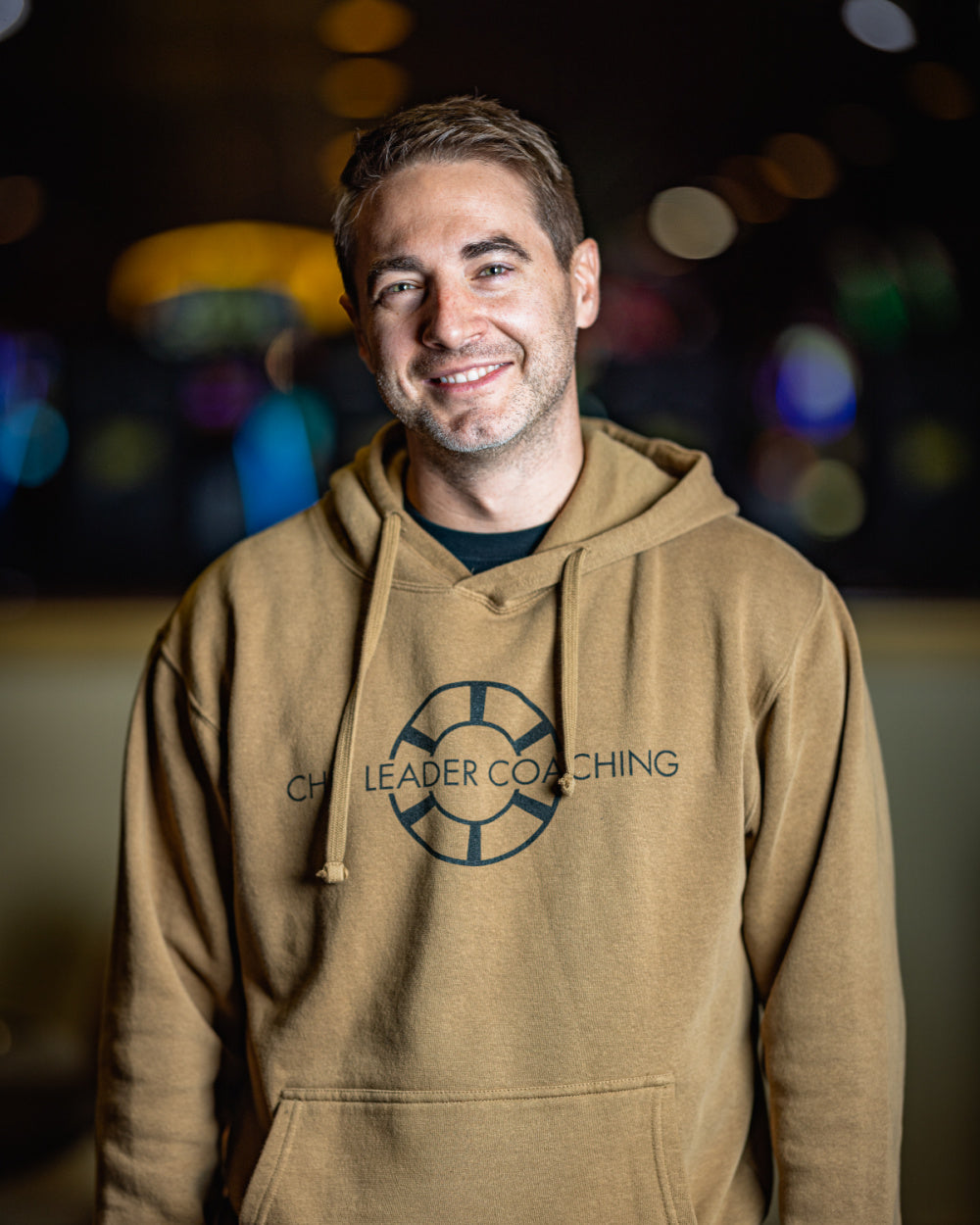 Chip Leader Coaching Camel Hoodie