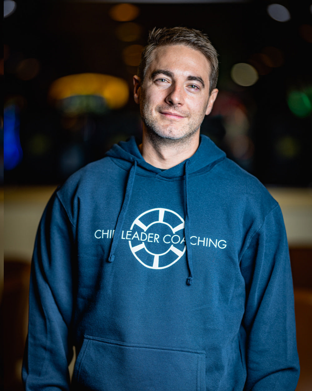 Chip Leader Coaching Navy Hoodie