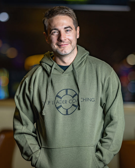 Chip Leader Coaching Military Green Hoodie