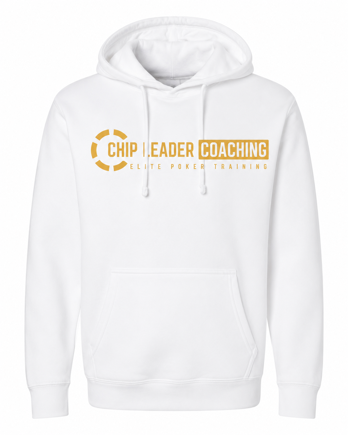 Chip Leader Coaching Hoodie - White/Gold