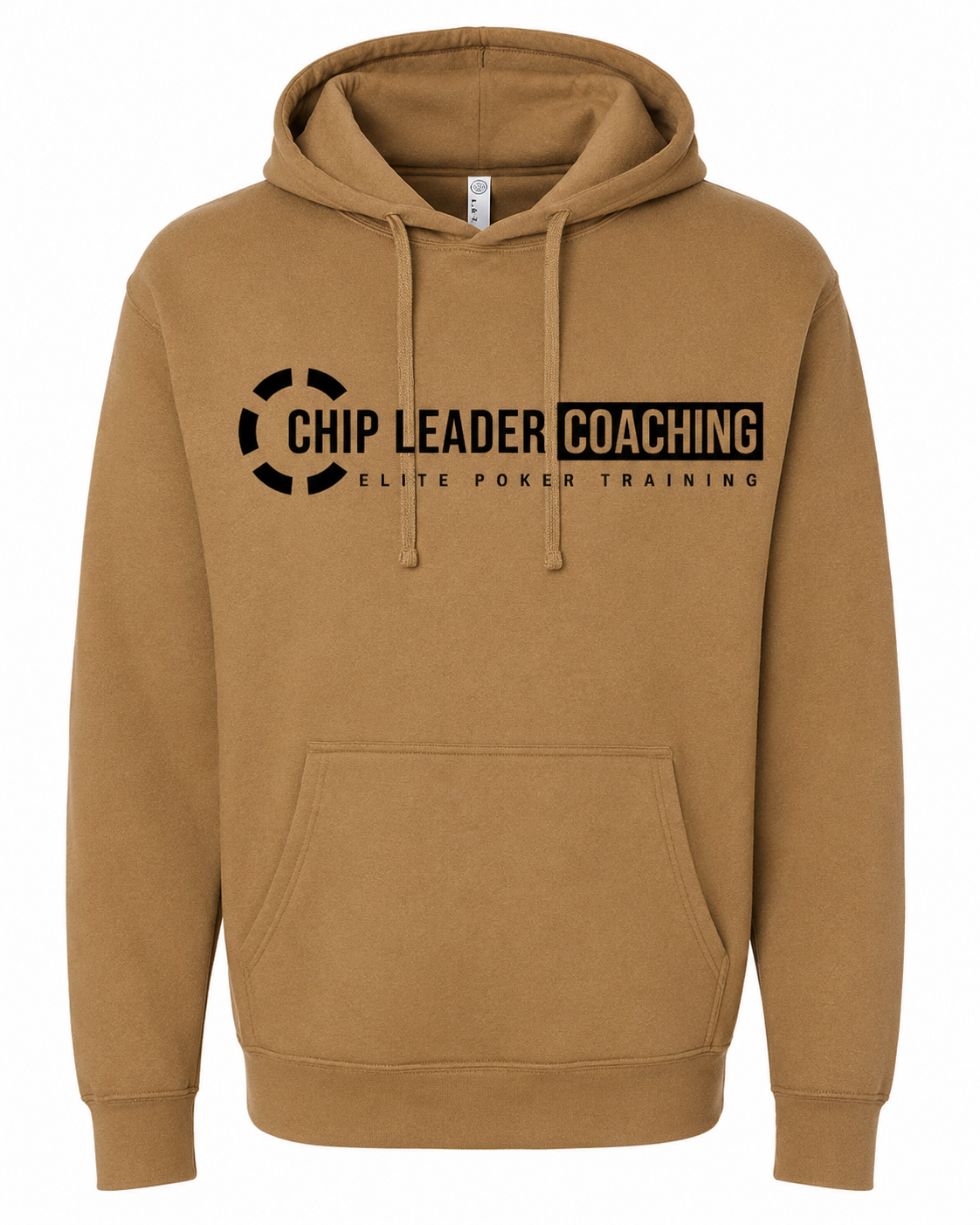 Chip Leader Coaching Hoodie - Camel/Black