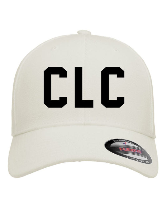 CLC Raised Flex Fit Hat - White